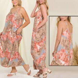 Zenana Outfitters Earthy Tones Maxi Dress